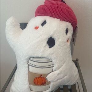 Martha Stewart Ghost Pillow with Pink Hat